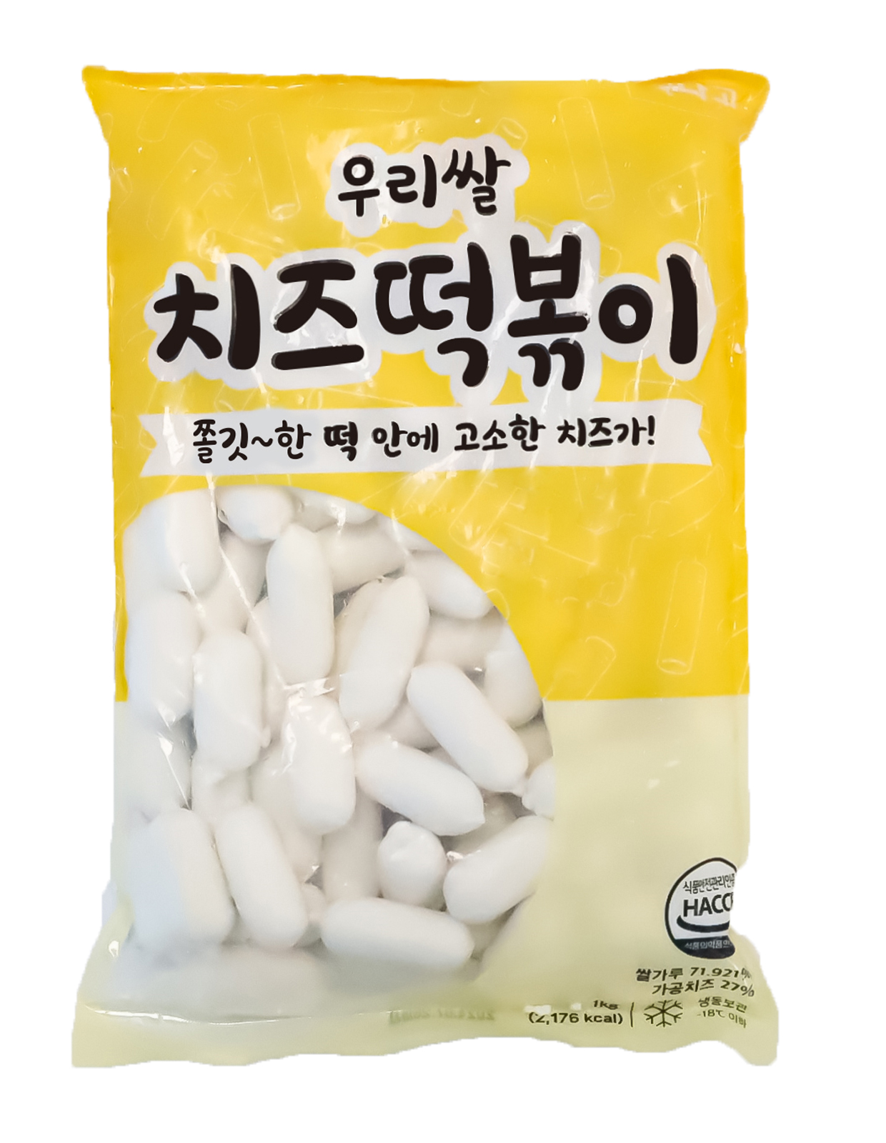 맛나고 우리쌀 치즈떡볶이 1kg 8개입