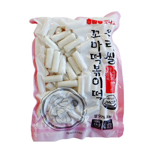 맛나고 우리쌀 꼬마떡볶이떡 1kg 6개입